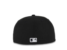 Load image into Gallery viewer, San Diego Padres New Era MLB 59FIFTY 5950 Fitted Cap Hat Black Crown/Visor Black/White Logo Black UV