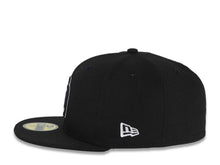 Load image into Gallery viewer, San Diego Padres New Era MLB 59FIFTY 5950 Fitted Cap Hat Black Crown/Visor Black/White Logo Black UV