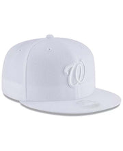 Load image into Gallery viewer, Washington Nationals New Era MLB 59FIFTY 5950 Fitted Cap Hat White Crown/Visor White Logo