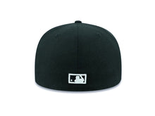 Load image into Gallery viewer, San Diego Padres New Era MLB 59Fifty 5950 Fitted Cap Hat Black Crown/Visor Black/White Swinging Friar Monk Logo