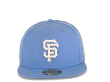 Load image into Gallery viewer, San Francisco Giants New Era MLB 59FIFTY 5950 Fitted Cap Hat Sky Blue Crown/Visor White Logo