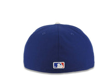 Load image into Gallery viewer, Los Angeles Dodgers New Era MLB 59FIFTY 5950 Fitted Cap Hat Dark Royal Crown/Visor White Upside Down Logo Green UV
