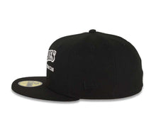 Load image into Gallery viewer, San Diego Padres New Era MLB 59FIFTY 5950 Fitted Cap Hat Black Crown/Visor Black/White Baseball Club Logo Petco Park 20 Years Side Patch Gray UV