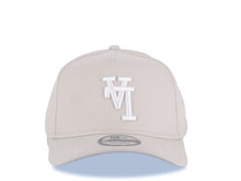 Load image into Gallery viewer, Los Angeles Dodgers New Era MLB 9FORTY 940 Adjustable A-Frame Cap Hat Stone Crown/Visor White Upside Down Logo Gray UV