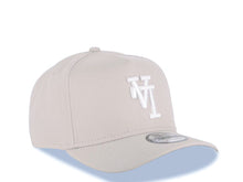 Load image into Gallery viewer, Los Angeles Dodgers New Era MLB 9FORTY 940 Adjustable A-Frame Cap Hat Stone Crown/Visor White Upside Down Logo Gray UV