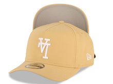 Load image into Gallery viewer, Los Angeles Dodgers New Era MLB 9FORTY 940 Adjustable A-Frame Cap Hat Vegas Gold Crown/Visor White Upside Down Logo Gray UV