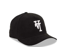 Load image into Gallery viewer, (Corduroy) Los Angeles Dodgers New Era MLB 9FORTY 940 Adjustable A-Frame Cap Hat Black Crown/Visor White Upside Down Logo