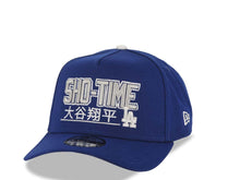 Load image into Gallery viewer, Los Angeles Dodgers New Era MLB 9FORTY 940 Adjustable A-Frame Cap Hat Dark Royal Crown/Visor White Color Sho-Time Logo Shohei Ohtani 17 Side Patch