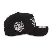 Load image into Gallery viewer, San Diego Padres New Era MLB 9FORTY 940 Adjustable A-Frame Cap Hat Black Crown/Visor Black/White Baseball Club Logo 40th Anniversary Side Patch GrayUV