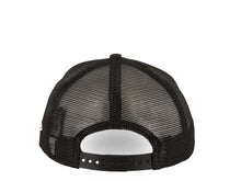 Load image into Gallery viewer, San Diego Padres New Era MLB 9FORTY 940 Adjustable A-Frame Tucker Mesh Cap Hat Black Crown/Visor White Logo Black UV