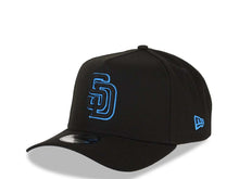 Load image into Gallery viewer, San Diego Padres New Era MLB 9FORTY 940 Adjustable A-Frame Cap Hat Black Crown/Visor Black/Cardinal Blue Logo 1992 All-Star Game Side Patch Blue UV