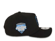 Load image into Gallery viewer, San Diego Padres New Era MLB 9FORTY 940 Adjustable A-Frame Cap Hat Black Crown/Visor Black/Cardinal Blue Logo 1992 All-Star Game Side Patch Blue UV
