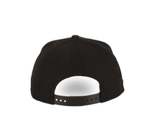 Load image into Gallery viewer, San Diego Padres New Era MLB 9FORTY 940 Adjustable A-Frame Cap Hat Black Crown/Visor White/Metallic Gold/Red Flame Logo 40th Anniversary Side Patch