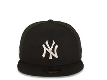 Load image into Gallery viewer, New York Yankees New Era MLB 59FIFTY 5950 Fitted Cap Hat Black Crown/Visor White Logo Batterman Batty Side Patch Green UV