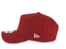 Load image into Gallery viewer, Los Angeles Dodgers New Era MLB 9FORTY 940 Adjustable A-Frame Cap Hat Cardinal Crown/Visor White Upside Down Logo