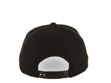 Load image into Gallery viewer, San Diego Padres New Era MLB 9FORTY 940 Adjustable A-Frame Cap Hat Black Crown/Visor Black/Yellow Logo 40th Anniversary Side Patch