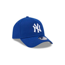 Load image into Gallery viewer, New York Yankees New Era MLB 9FORTY 940 Adjustable A-Frame Cap Hat Royal Blue Crown/Visor White Logo Gray