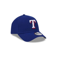Load image into Gallery viewer, Texas Rangers New Era MLB 9FORTY 940 Adjustable A-Frame Cap Hat Royal Blue Crown/Visor Team Color Logo