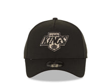 Load image into Gallery viewer, Los Angeles Kings New Era NHL 9FORTY 940 Adjustable A-Frame Cap Hat Black Crown/Visor Team Color Logo Gray UV