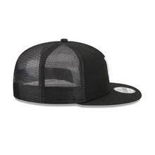 Load image into Gallery viewer, Los Angeles Dodgers New Era MLB 9FIFTY 950 Snapback Trucker/Mesh Cap Hat Black Crown/Visor White Logo