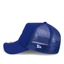 Load image into Gallery viewer, Los Angeles Dodgers New Era MLB 9FORTY 940 Adjustable A Frame Trucker/Mesh Cap Hat Royal Blue Crown/Visor White Logo