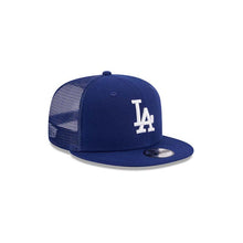Load image into Gallery viewer, (Youth) Los Angeles Dodgers New Era MLB 9FIFTY 950 Snapback Mesh/Trucker Kid Cap Hat Royal Blue Crown/Visor White Logo