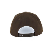 Load image into Gallery viewer, Los Angeles Dodgers New Era MLB 9FORTY 940 Adjustable A-Frame Cap Hat Brown Crown/Visor White Upside Down Logo 100th Anniversary Side Patch Pink UV