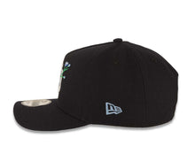 Load image into Gallery viewer, San Diego Padres New Era MLB 9FORTY 940 Adjustable A-Frame Cap Hat Navy Blue Crown/Visor White/Sky Blue With Rose Logo 1998 World Series Side Patch Gray UV
