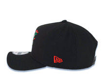 Load image into Gallery viewer, New York Yankees New Era MLB 9FORTY 940 Adjustable A-Frame Cap Hat Black Crown/Visor White/Red With Rose Logo 1998 World Series Side Patch Gray UV