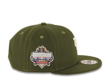 Load image into Gallery viewer, Los Angeles Dodgers New Era MLB 9FIFTY 950 Snapback Cap Hat Olive Green Crown/Visor White Upside Down Logo 40th Anniversary Stadium Side Patch Gray UV