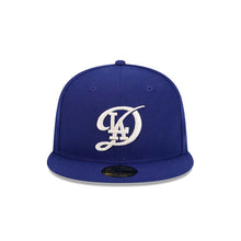 Load image into Gallery viewer, Los Angeles Dodgers New Era MLB 59FIFTY 5950 Fitted Cap Hat Royal Blue Crown/Visor White Logo (2024 City Connect)