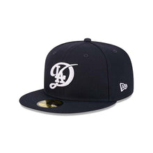 Load image into Gallery viewer, Los Angeles Dodgers New Era MLB 59FIFTY 5950 Fitted Cap Hat Navy Blue Crown/Visor White Logo (2024 City Connect)