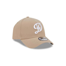 Load image into Gallery viewer, Los Angeles Dodgers New Era MLB 9FORTY 940 Adjustable A-Frame Cap Hat Khaki Crown/Visor White Logo (2024 City Connect)