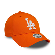 Load image into Gallery viewer, (Women) Los Angeles Dodgers New Era MLB 9FORTY 940 Adjustable Cap Hat Orange Crown/Visor White Logo