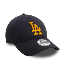 Load image into Gallery viewer, Los Angeles Dodgers New Era MLB 9TWENTY 920 Adjustable Cap Hat Dark Navy Crown/Visor Yellow Logo