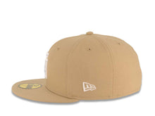 Load image into Gallery viewer, Los Angeles Dodgers New Era MLB 59FIFTY 5950 Fitted Cap Hat Khaki Crown/Visor White Upside Down Logo 60th Anniversary Side Patch Gray UV