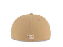 Load image into Gallery viewer, Los Angeles Dodgers New Era MLB 59FIFTY 5950 Fitted Cap Hat Khaki Crown/Visor White Upside Down Logo 60th Anniversary Side Patch Gray UV