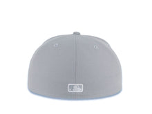 Load image into Gallery viewer, Los Angeles Dodgers New Era MLB 59FIFTY 5950 Fitted Cap Hat Gray Crown/Visor White Upside Down Logo Gray UV