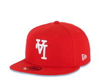 Load image into Gallery viewer, Los Angeles Dodgers New Era MLB 59FIFTY 5950 Fitted Cap Hat Red Crown/Visor White Upside Down Logo 40th Anniversary Side Patch Gray UV