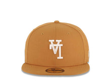 Load image into Gallery viewer, Los Angeles Dodgers New Era MLB 59FIFTY 5950 Fitted Cap Hat Light Brown Crown/Visor White Upside Down Logo Gray UV