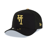 Load image into Gallery viewer, Los Angeles Dodgers New Era MLB 9FORTY 940 Adjustable A-Frame Cap Hat Black Crown/Visor Metallic Gold Upside Down Logo 100th Anniversary Green UV
