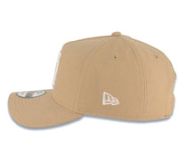 Load image into Gallery viewer, Los Angeles Dodgers New Era MLB 9FORTY 940 Adjustable A-Frame Cap Hat Khaki Crown/Visor White Upside Down Logo 60th Anniversary Side Patch Gray UV