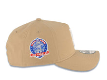 Load image into Gallery viewer, Los Angeles Dodgers New Era MLB 9FORTY 940 Adjustable A-Frame Cap Hat Khaki Crown/Visor White Upside Down Logo 60th Anniversary Side Patch Gray UV
