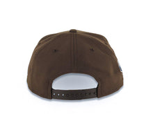 Load image into Gallery viewer, Los Angeles Dodgers New Era MLB 9FORTY 940 Adjustable A-Frame Cap Hat Brown Crown/Visor White Upside Down Logo Stadium Side Patch Gray UV