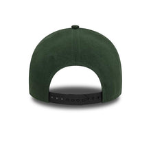 Load image into Gallery viewer, (Suede) Los Angeles Dodgers New Era MLB 9FORTY 940 Adjustable A-Frame Cap Hat Dark Green Crown/Visor Black Logo