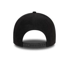 Load image into Gallery viewer, (Suede) New York Yankees New Era MLB 9FORTY 940 Adjustable A-Frame Cap Hat Black Crown/Visor Black Logo