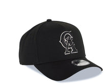 Load image into Gallery viewer, California Angels New Era MLB 9FORTY 940 Adjustable A-Frame Cap Hat Black Crown/Visor Black/White CA Logo Gray UV
