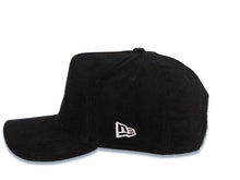 Load image into Gallery viewer, (Corduroy) Los Angeles Dodgers New Era MLB 9FORTY 940 Adjustable A-Frame Cap Hat Black Crown/Visor White Logo Stadium Side Patch Gray UV