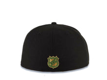 Load image into Gallery viewer, Chicago Blackhawks New Era NHL 59FIFTY 5950 Fitted Cap Hat Black Crown/Visor Khaki/Black/Green Logo Gray UV