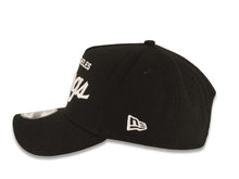 Load image into Gallery viewer, Los Angeles Kings New Era NHL 9FORTY 940 Adjustable A-Frame Cap Hat Black Crown/Visor White Script Logo 2x Champions Side Patch